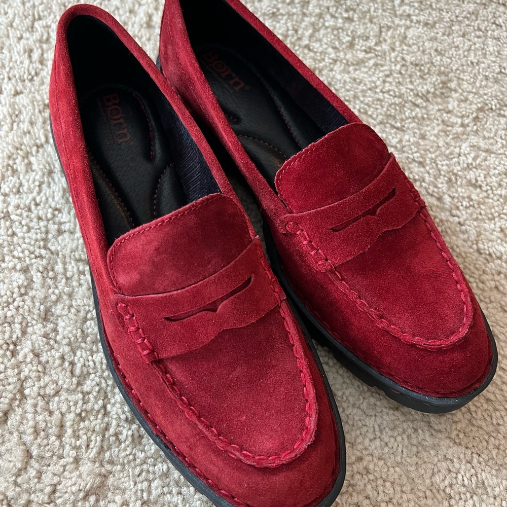 Red, like new Born flats!
